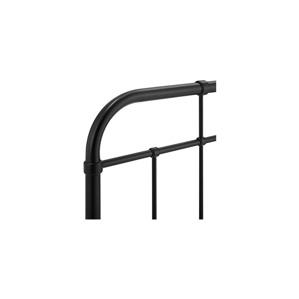 Modway Alessia Modern Farmhouse Metal Queen Headboard in Black