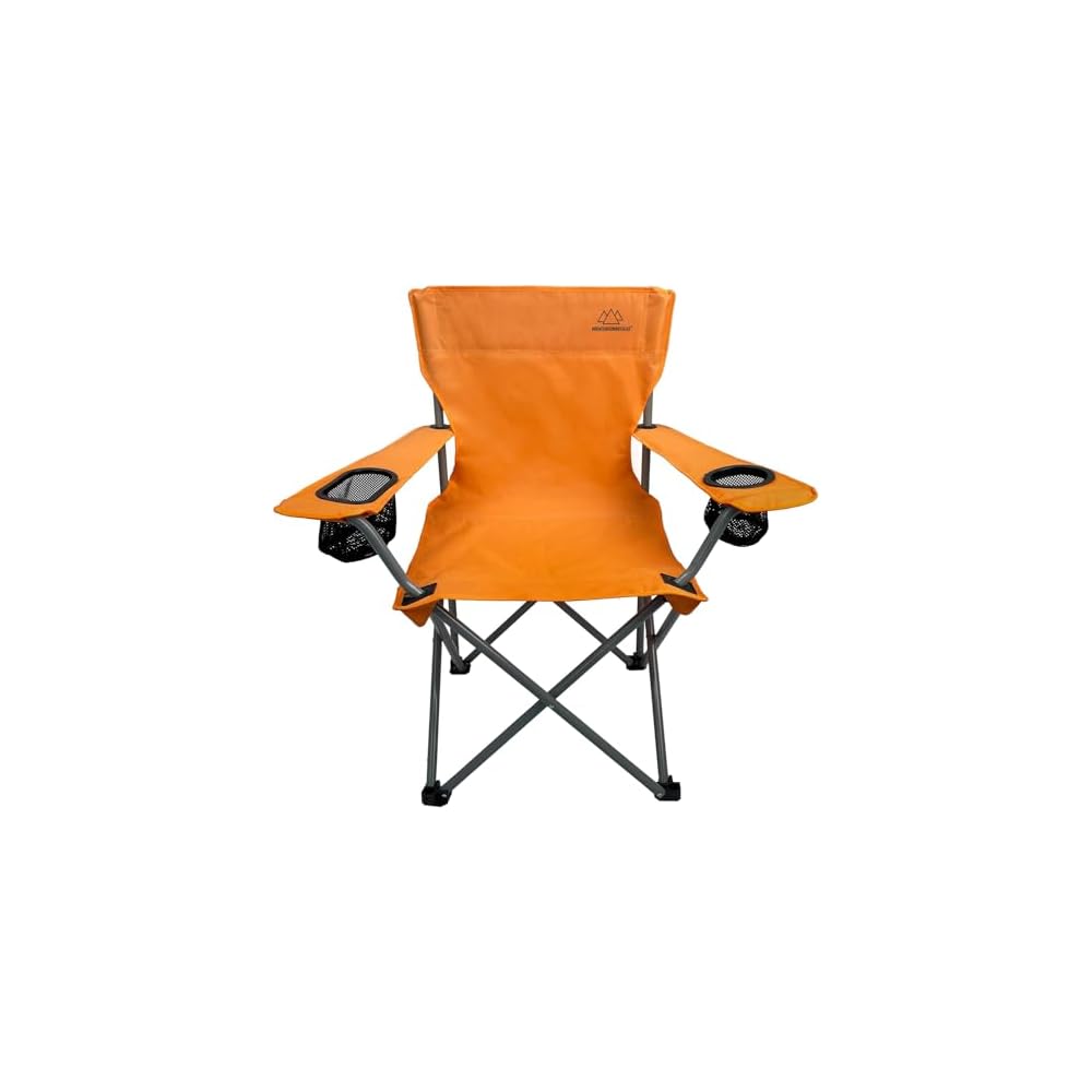 MOUNTAIN SUMMIT GEAR Anytime Chair for Camping, Sports, and the Outdoors w/Carry Bag, Camping Chairs for Adults, Folding Chair for Outside, (by Caddis Sports)