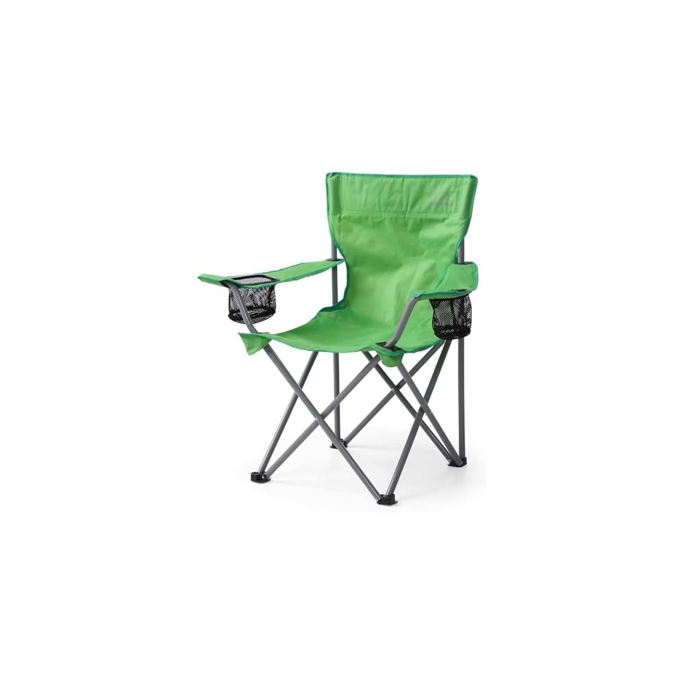 MOUNTAIN SUMMIT GEAR Anytime Chair for Camping, Sports, and the Outdoors w/Carry Bag, Camping Chairs for Adults, Folding Chair for Outside, (by Caddis Sports)