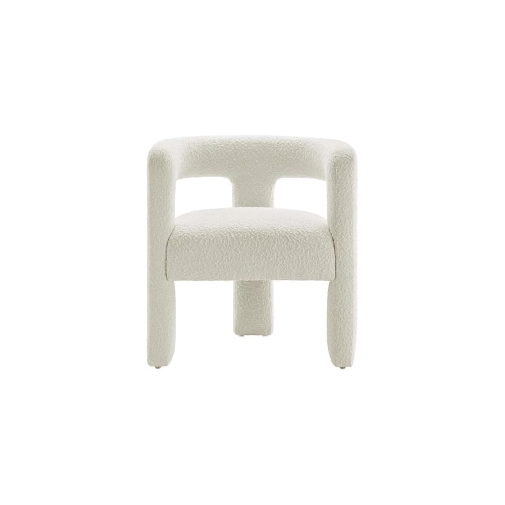 Modway EEI-6479-IVO Kayla Boucle Upholstered Armchair, Ivory