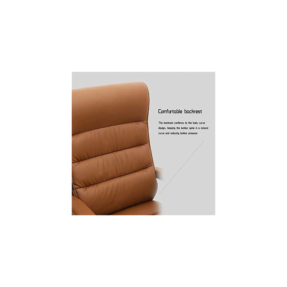 Home Work Chair Office Chair Reclining High Back PU Leather Office Chair Seat Ergonomic Swivel Chair Backrest Gaming Chair Chair Interesting to Pursue Happiness