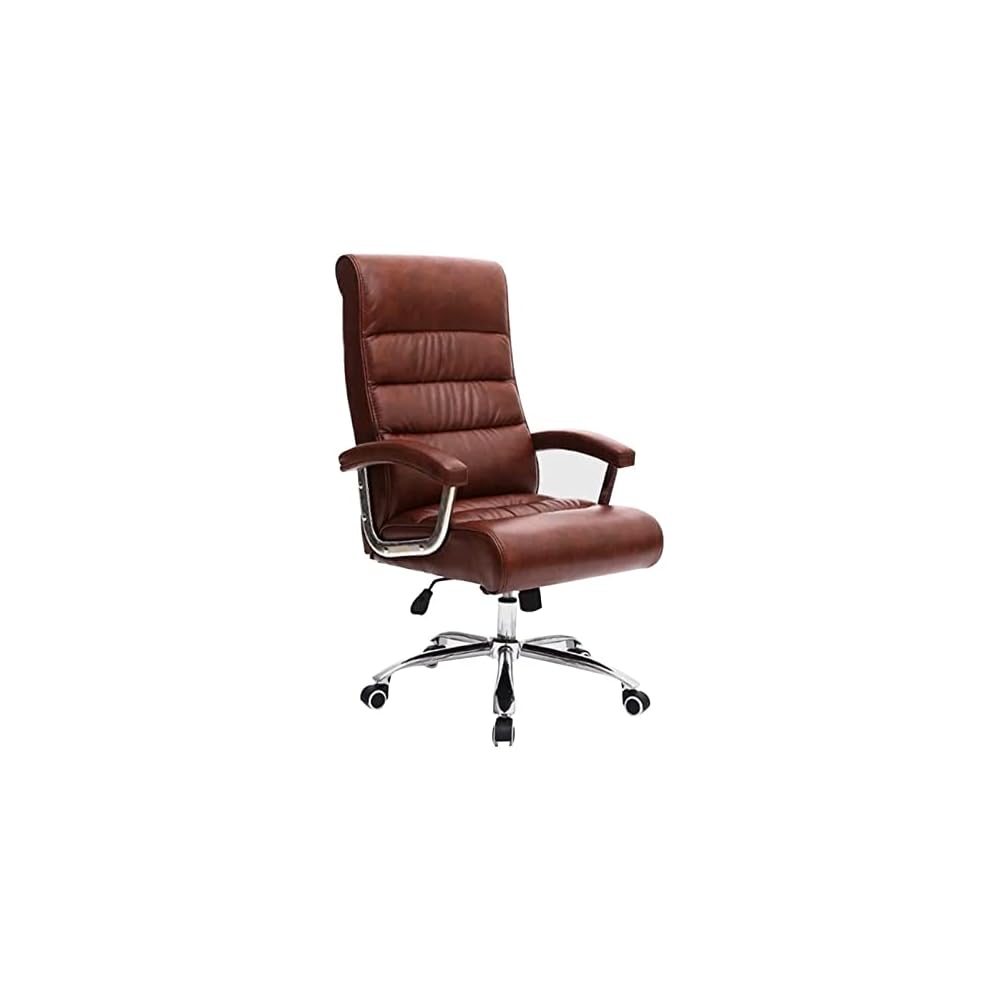 Home Work Chair Office Chair Reclining High Back PU Leather Office Chair Seat Ergonomic Swivel Chair Backrest Gaming Chair Chair Interesting to Pursue Happiness