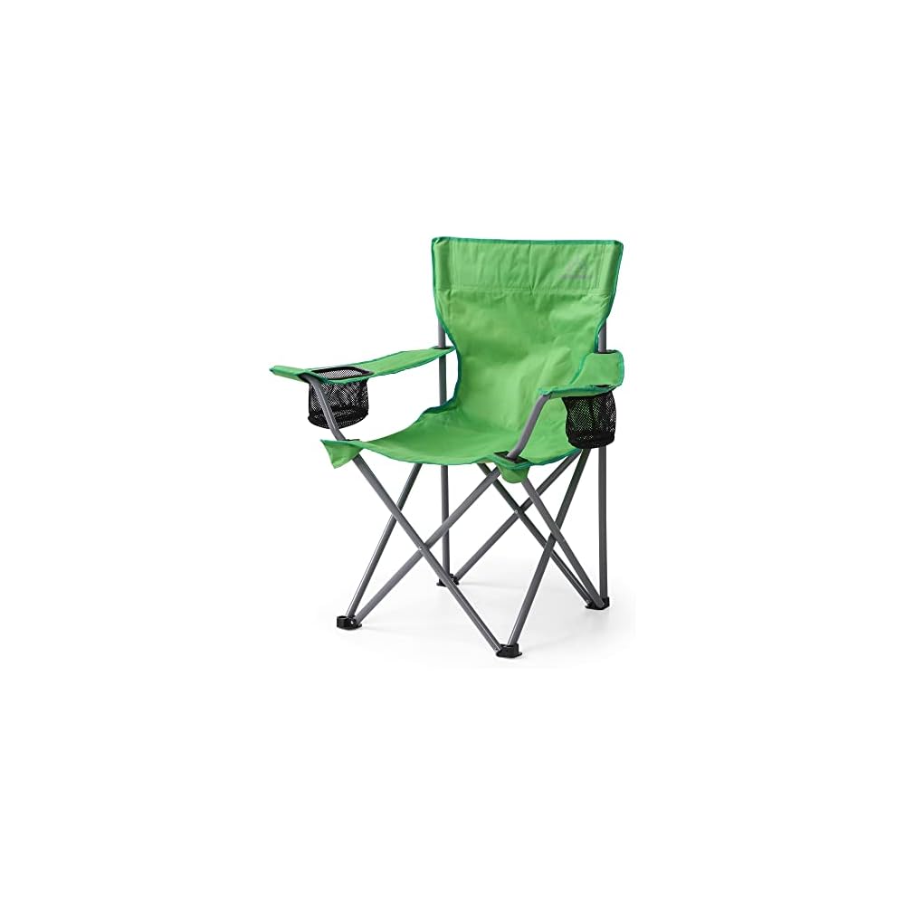 MOUNTAIN SUMMIT GEAR Anytime Chair for Camping, Sports, and the Outdoors w/Carry Bag, Camping Chairs for Adults, Folding Chair for Outside, (by Caddis Sports)