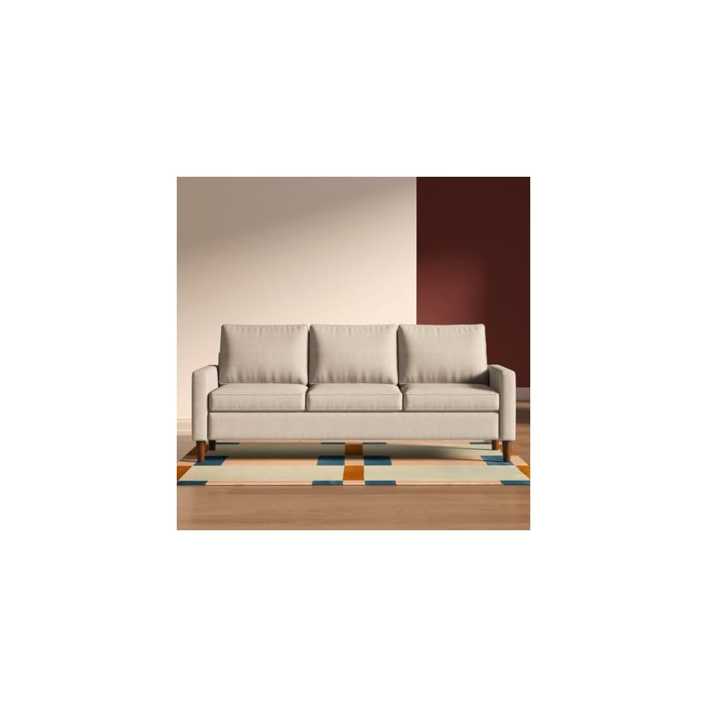 Artdeco Home 73.2" W 3-Seat Storage Sofa,Upholstered Linen Couch with Hidden Under-Seat Storage,Side Storage Pocket,Modern Sofa for Living Room, Apartment,Office(Beige)