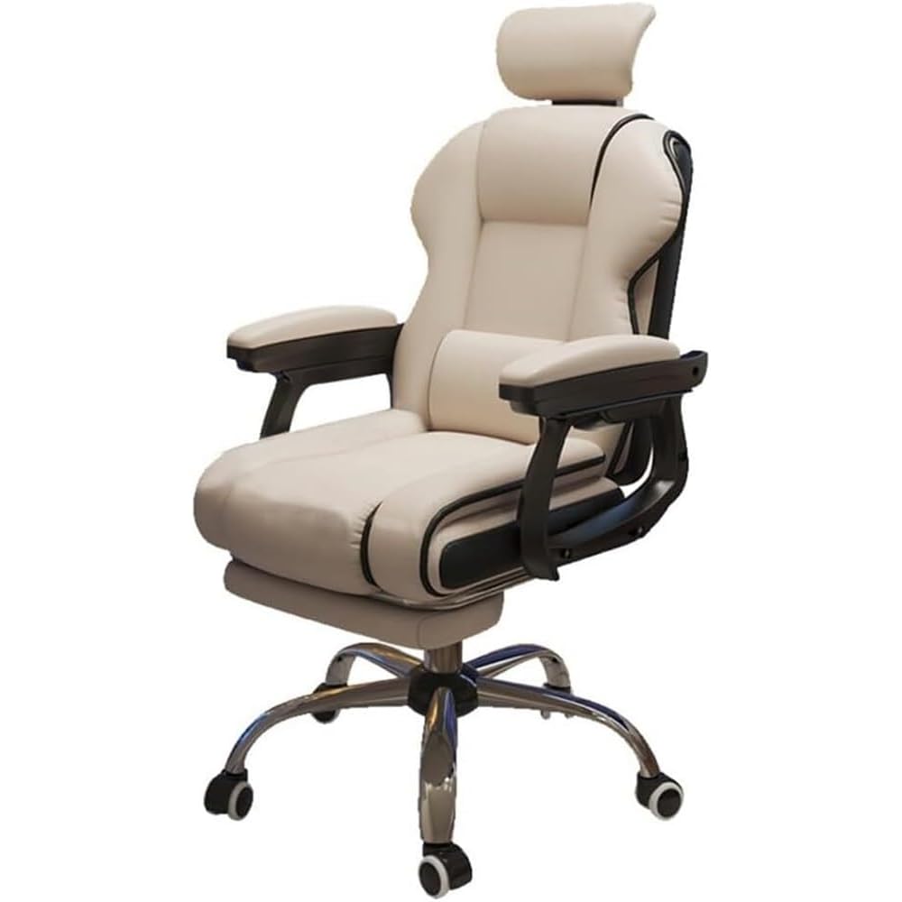 High Back Gaming Chair 360° Swivel Office Chair for Back Pain Relief with Lumbar Support Comfortable Computer Desk Chair for Adults Home Study Workspace