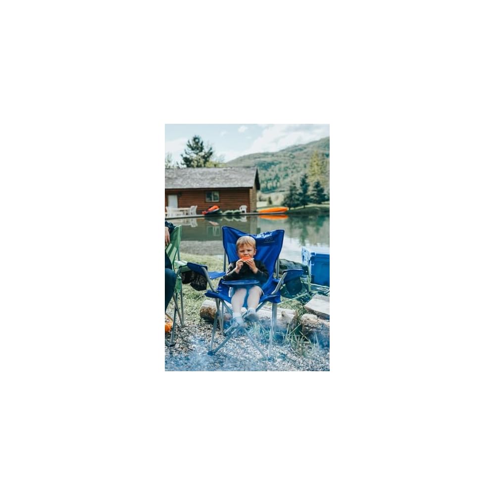 MOUNTAIN SUMMIT GEAR Anytime Chair for Camping, Sports, and the Outdoors w/Carry Bag, Camping Chairs for Adults, Folding Chair for Outside, (by Caddis Sports)